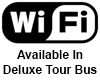 WiFi Available in Deluxe Tour Bus
