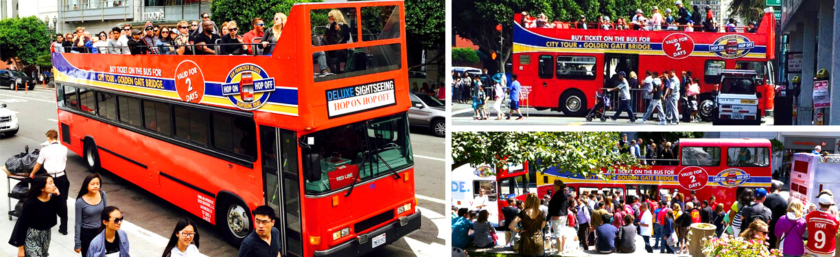 San Francisco Deluxe Sightseeing Hop On Hop Off Tour | Best in the city