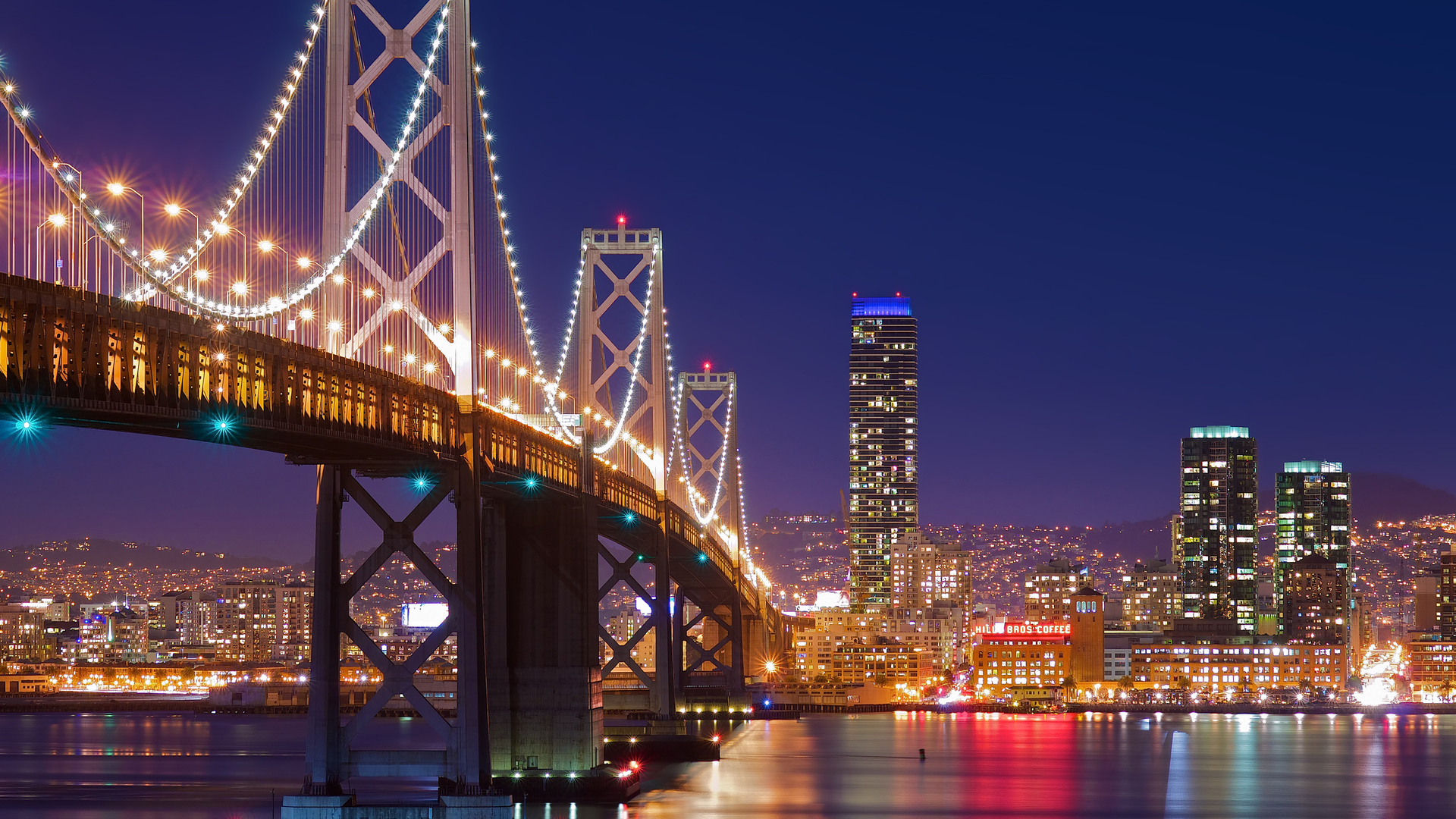 The Bay Bridge | San Francisco Deluxe Sightseeing Tours Deluxe Evening Tour